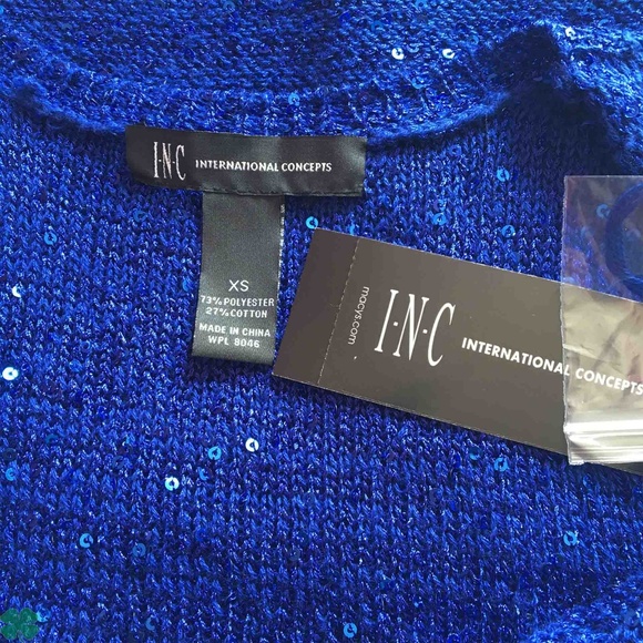 NWT International Concepts Blue Tank Top Size XS - Picture 7 of 10